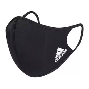 Adidas Black Mask with Logo pack of 3